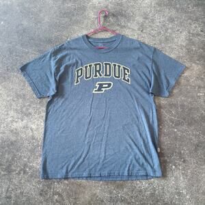 Purdue Boilermakers Shirt Mens XL Extra Large Dark Gray Short Sleeve T Shirt